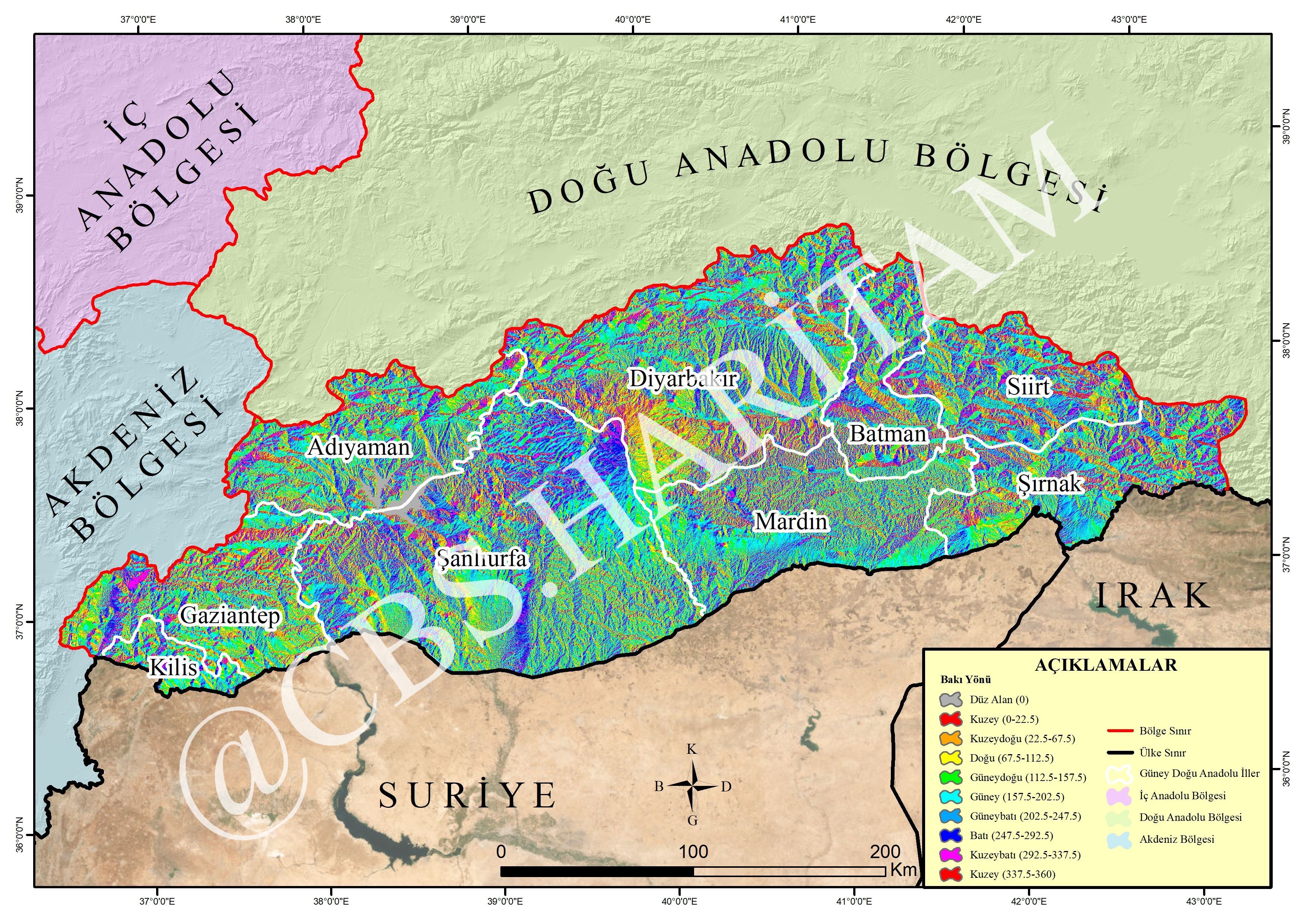 Bakı (Yön) Analizi Haritası